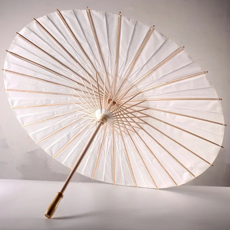 Chinese Paper Parasol Umbrellas - 10/20pcs 30/60cm, Rustic Wedding & Party Props, Bamboo & Oilpaper