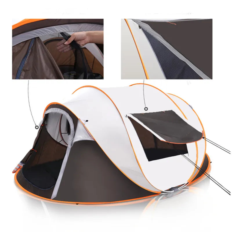 5-8 Person Ultralight Waterproof Windproof Camping Tent