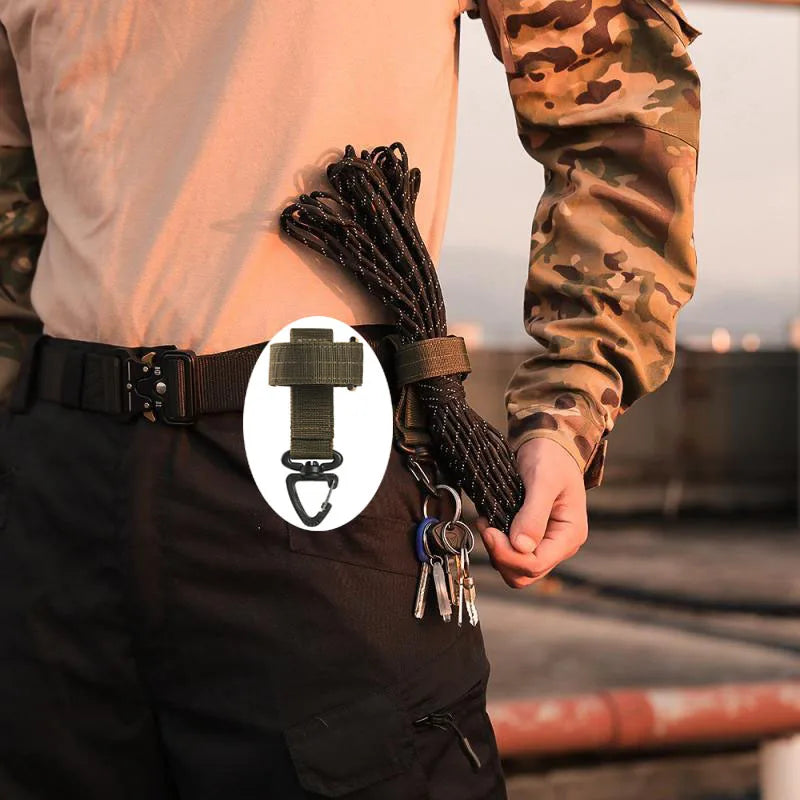 Tactical Nylon Webbing Glove Buckle - Essential for Military Enthusiasts and Outdoor Activities