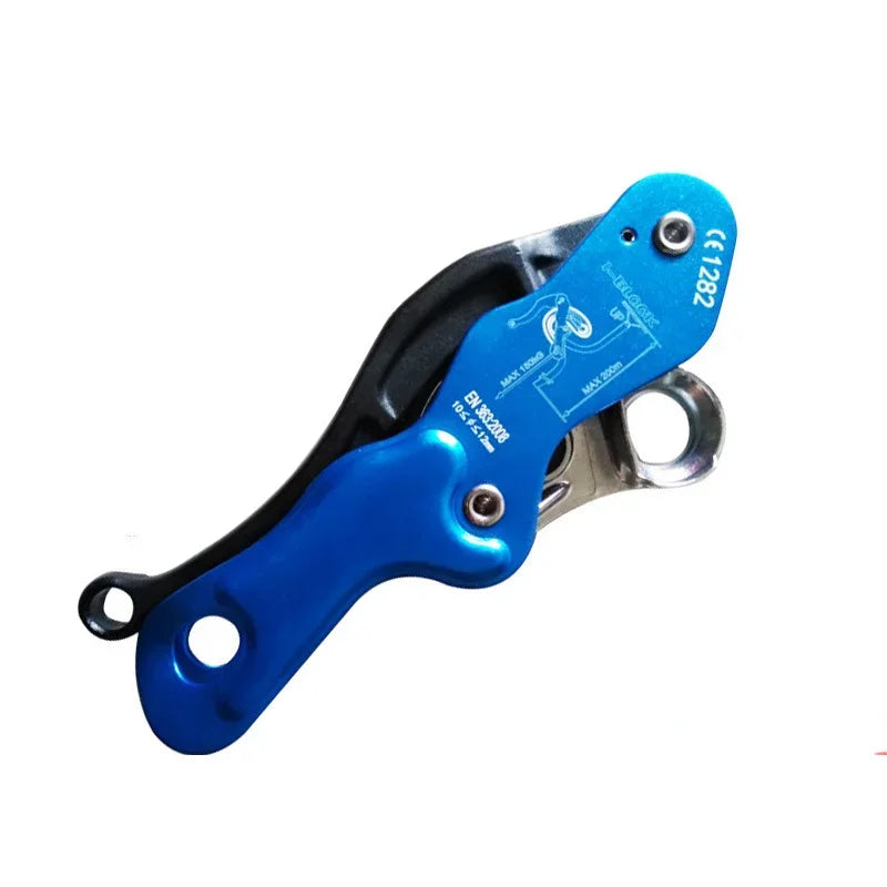 Climbing Gear Ascender and Rappelling Descender - For 10-12mm Rope, 150 kg (330 lb) Capacity