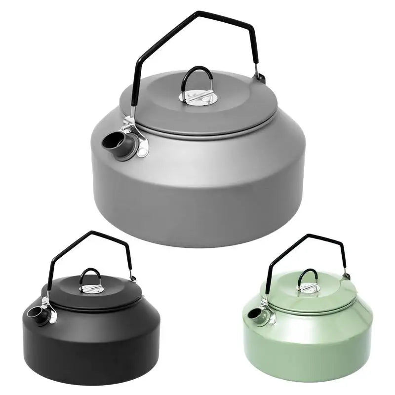 1.35L Camping Water Kettle | Aluminum Alloy Tea Pot for Outdoor Coffee and Tableware | Perfect for Travel, Backpacking, Hiking, and Picnic Supplies