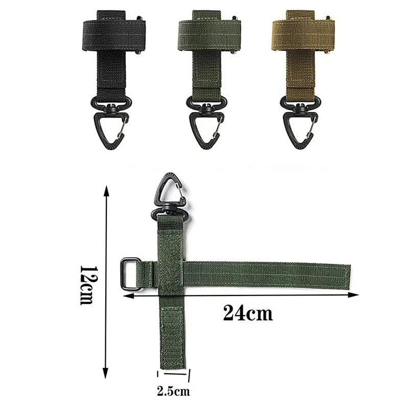 Tactical Nylon Webbing Glove Buckle - Essential for Military Enthusiasts and Outdoor Activities