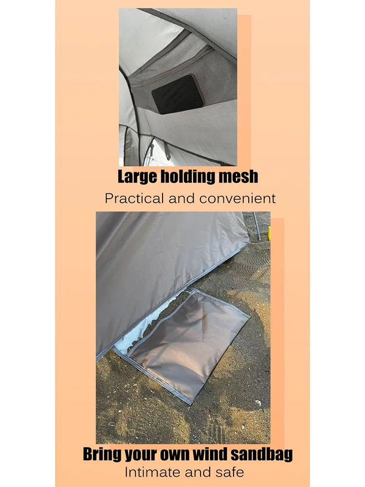 Outdoor 3-4 Person One-touch Camping Tent Quick Automatic Open Beach Tent