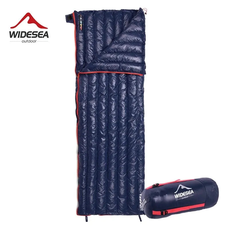 Ultralight Waterproof Duck Down Sleeping Bag with Portable Compression Sack for Camping and Travel