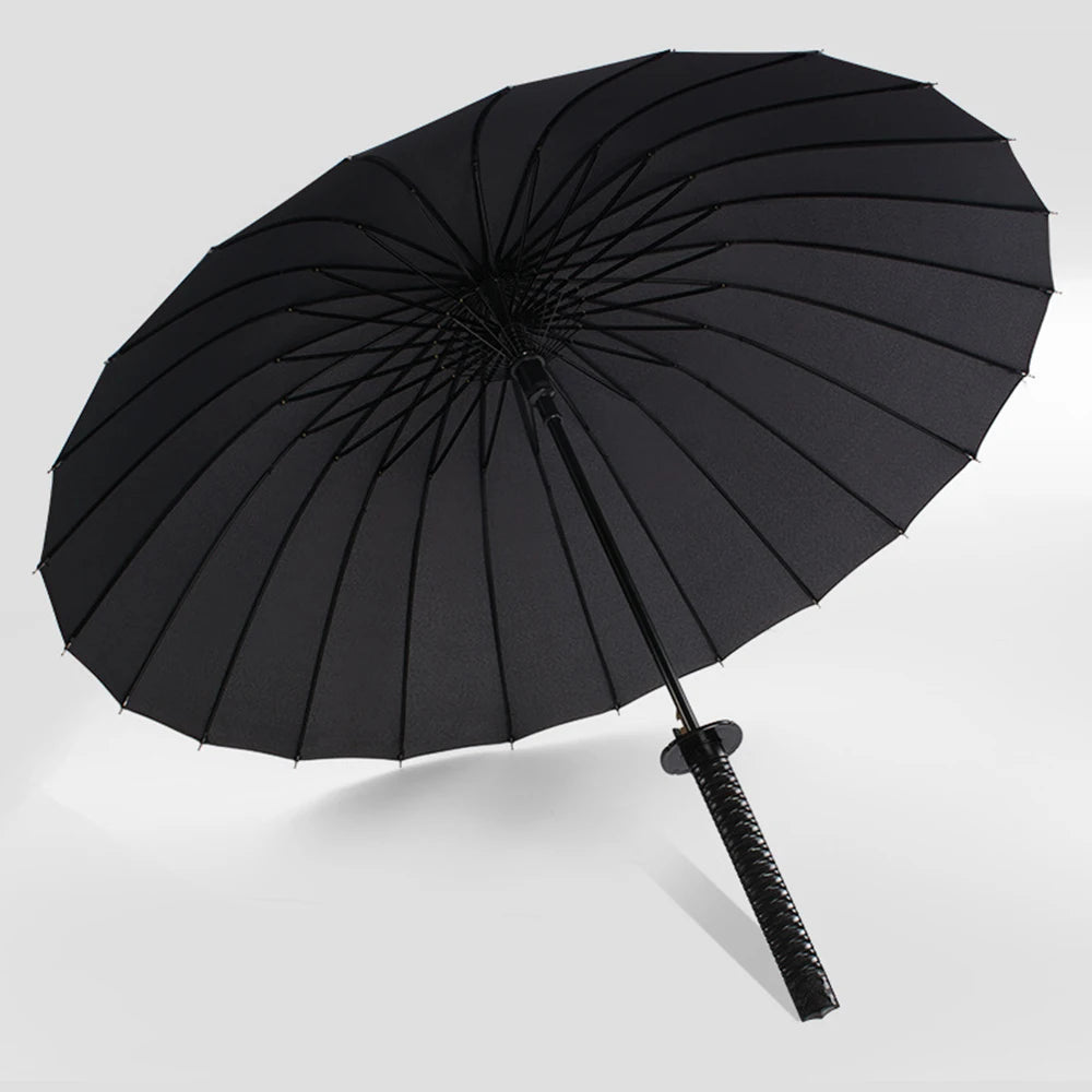 Simple Samurai Windproof Umbrella - Japanese Katana Design