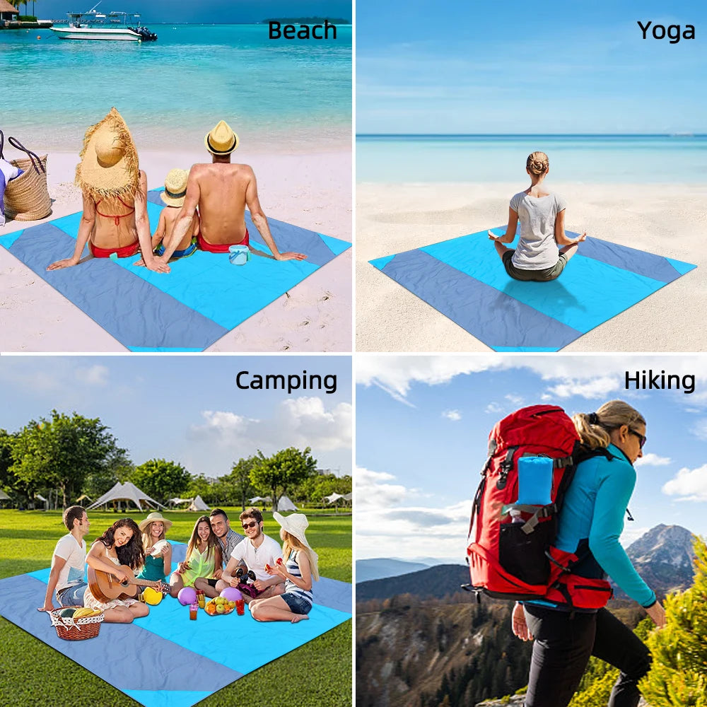 Extra Large Waterproof Beach Mat: Your Portable and Sand-Free Outdoor Companion