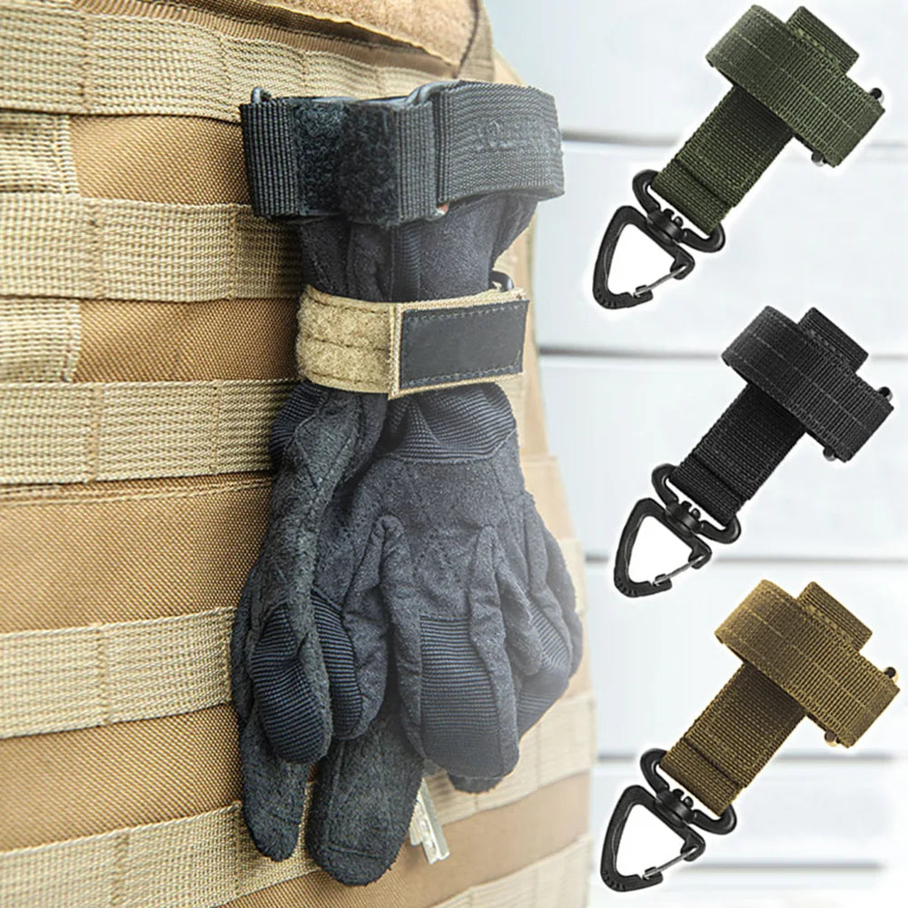 Tactical Nylon Webbing Glove Buckle - Essential for Military Enthusiasts and Outdoor Activities