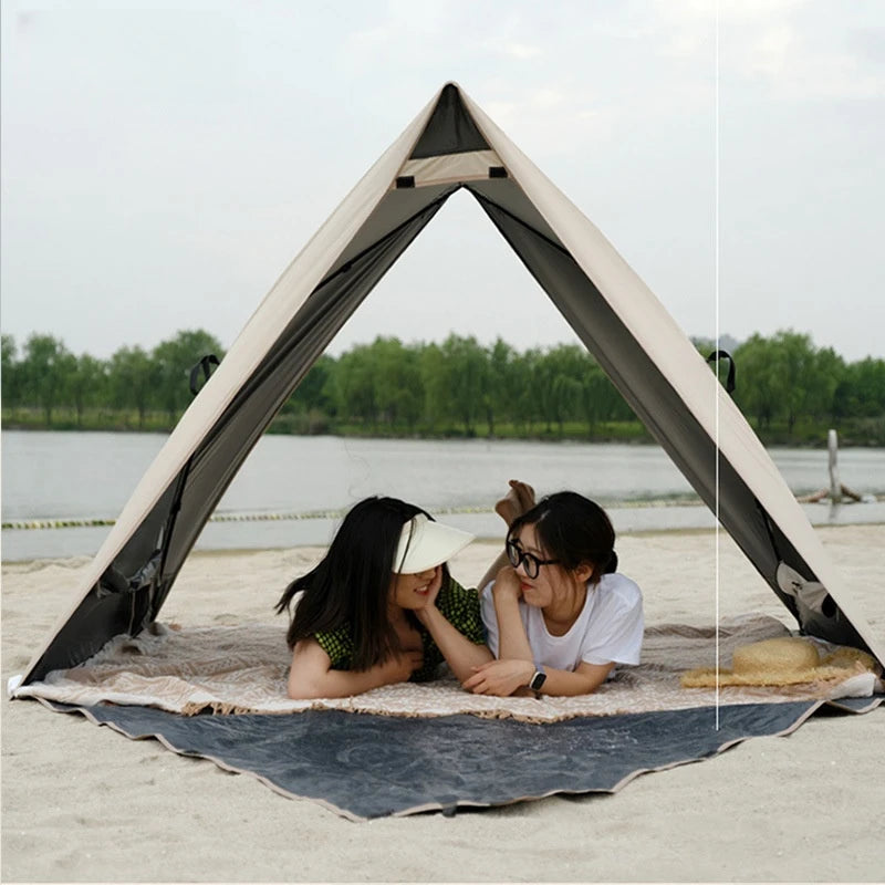 Portable Pop Up Beach Tent for 3-4 People - Sun Shelter, Picnic Shade, Outdoor Canopy