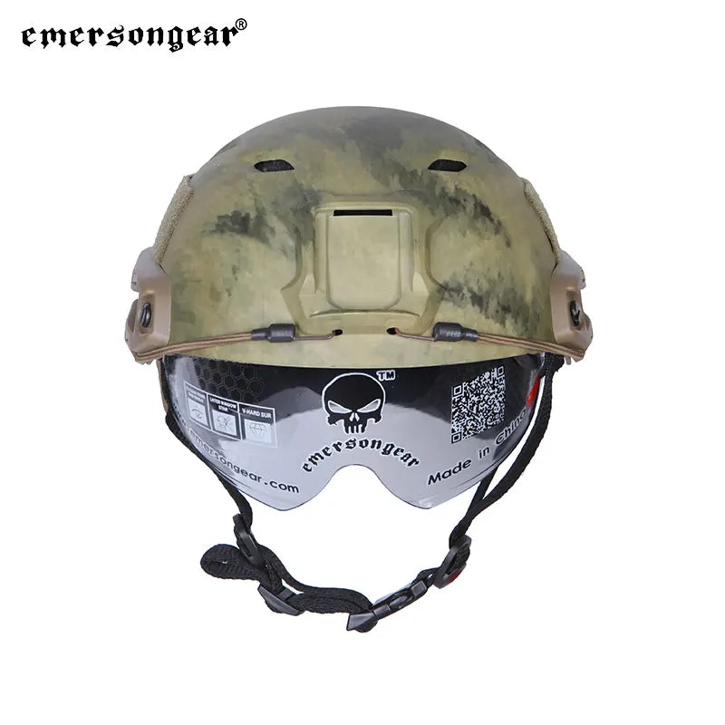 BJ Type FAST Helmet with Tactical Goggles – Ideal for Airsoft, Hunting, and Outdoor Activities