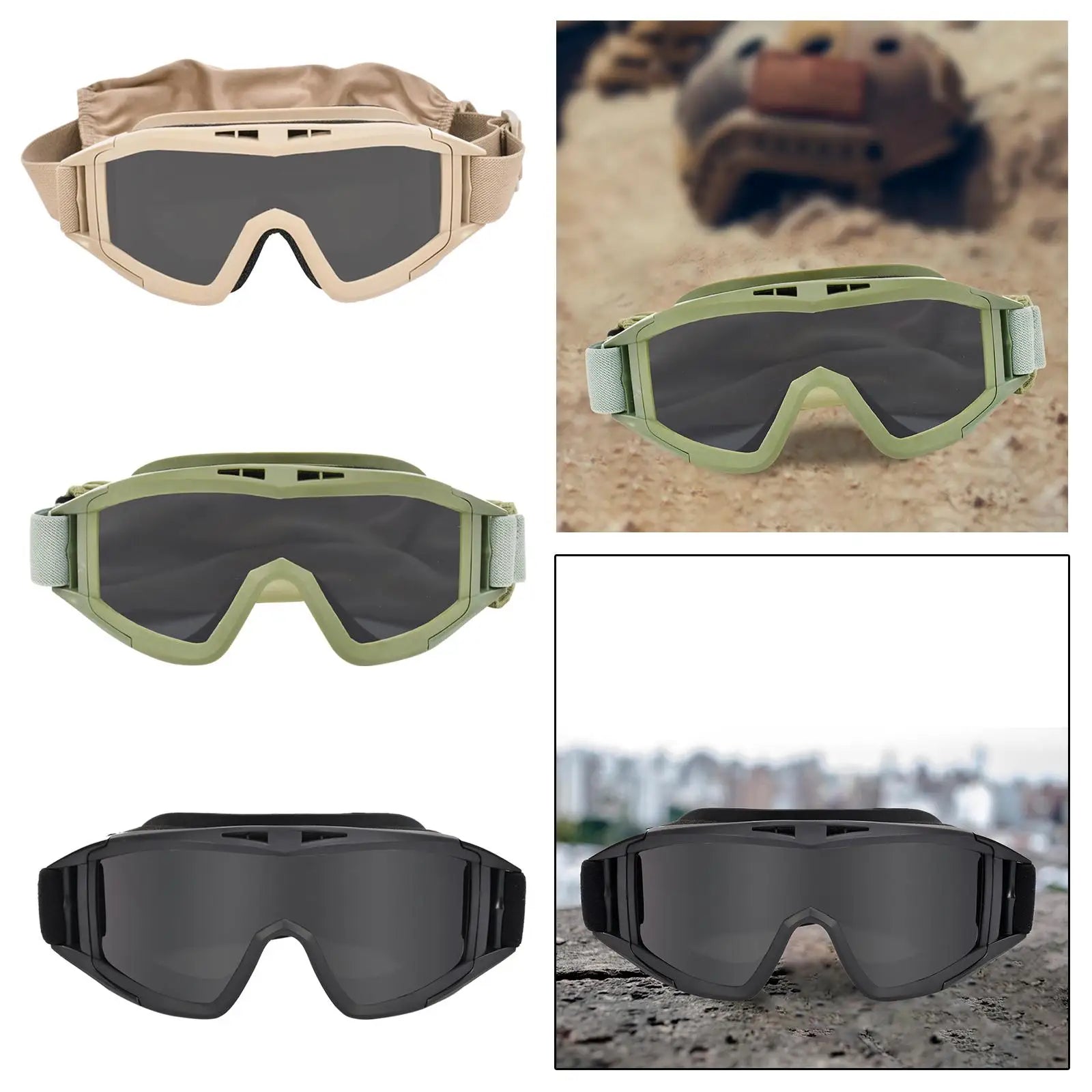 Adjustable Sports Goggles – Protective Eyewear for Men and Women