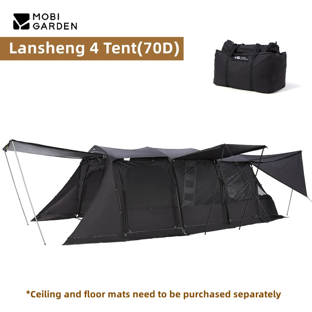 Outdoor Camping Tent - LanSheng 4 Tunnel Tent