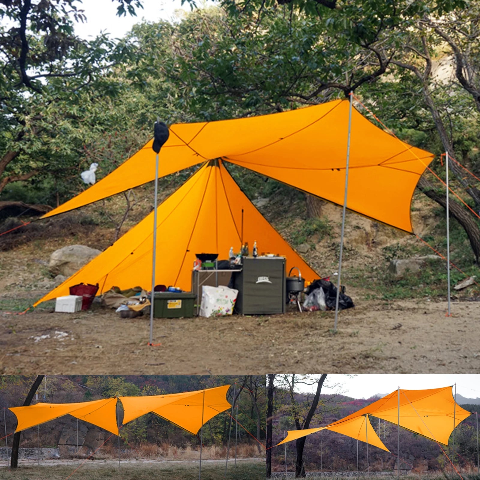 10 Person Ultralight 4 Season Pyramid Camping Tent