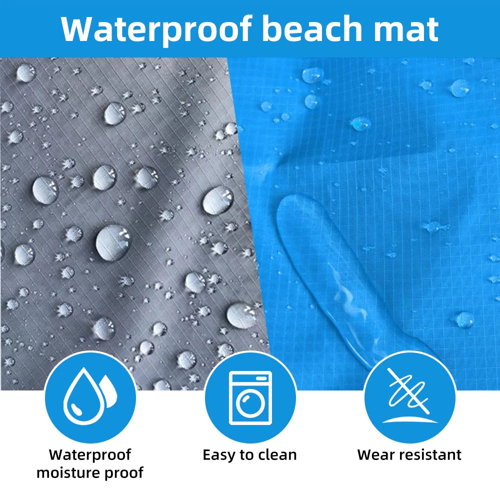 Extra Large Waterproof Beach Mat: Your Portable and Sand-Free Outdoor Companion