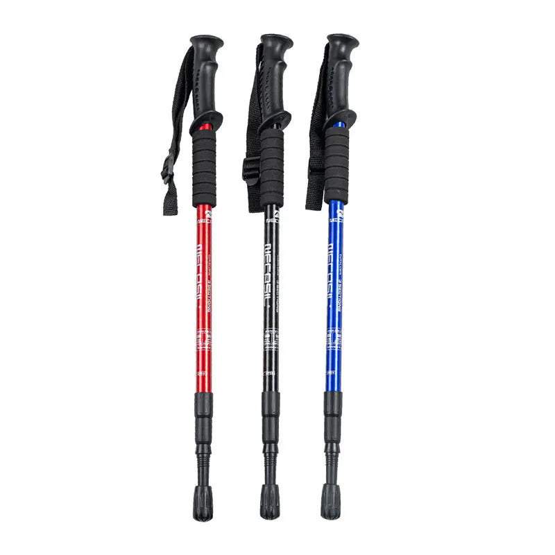 Ultralight Adjustable Non-slip Nordic Walking Sticks: Telescopic Hiking Canes for Adults