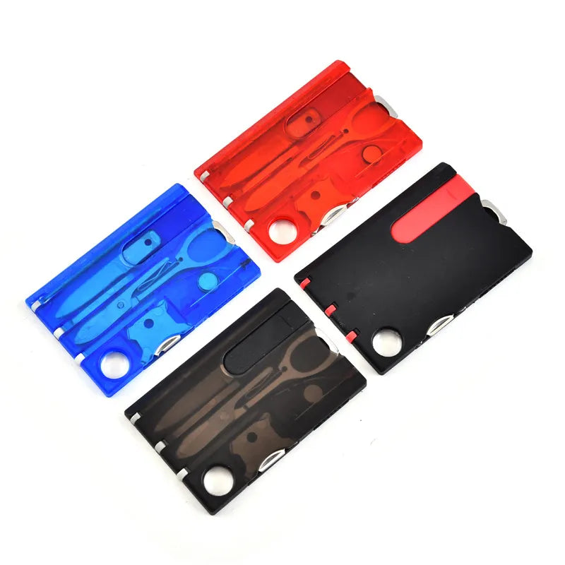 10-In-1 Pocket Credit Card Portable Multi-Tool for Outdoor Survival