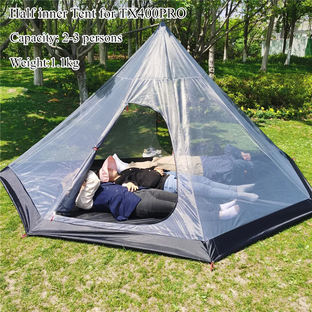 Half Inner Mesh Tent for Camping and Hiking