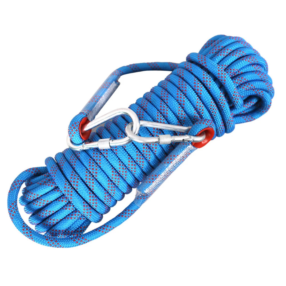 Tomshoo 10mm  Climbing Rope - 10M/20M/30M Outdoor Static Rappelling and Fire Rescue Safety Escape Rope