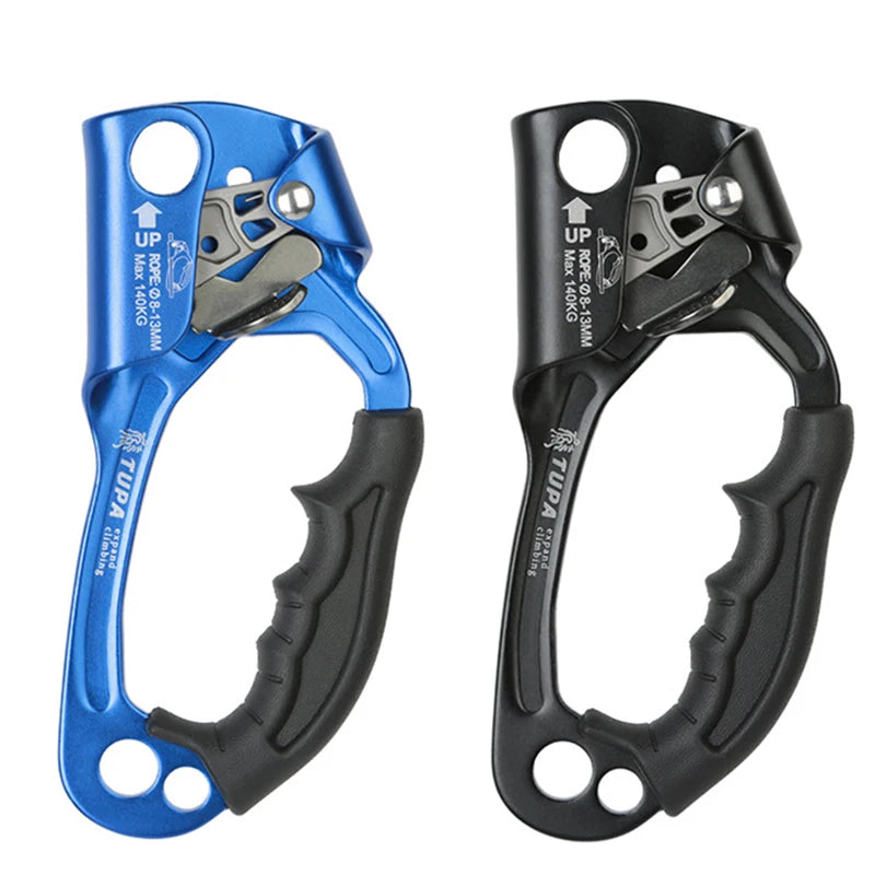 Professional Hand Ascender Device for Rock Climbing - Left/Right Hand Mountaineer Handle Ascender