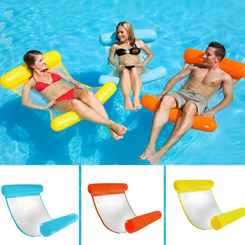 2021 Floating Pool Water Hammock Lounger - Inflatable Pool Float Chair