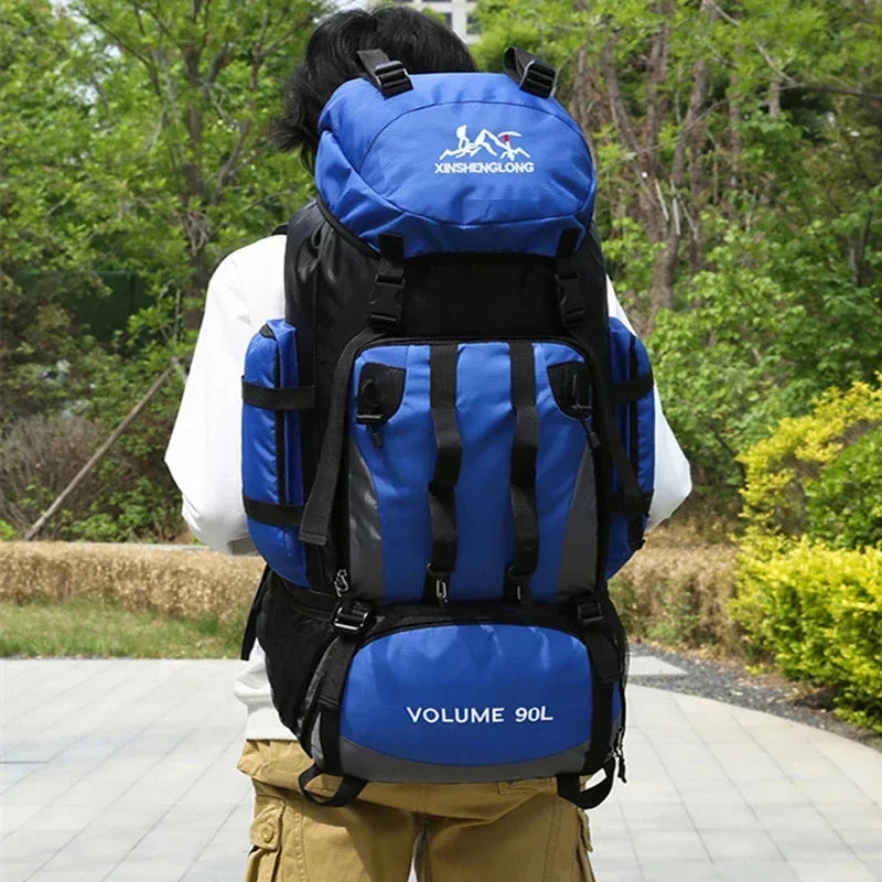 Explore Freely with the 90L Waterproof Camping Backpack