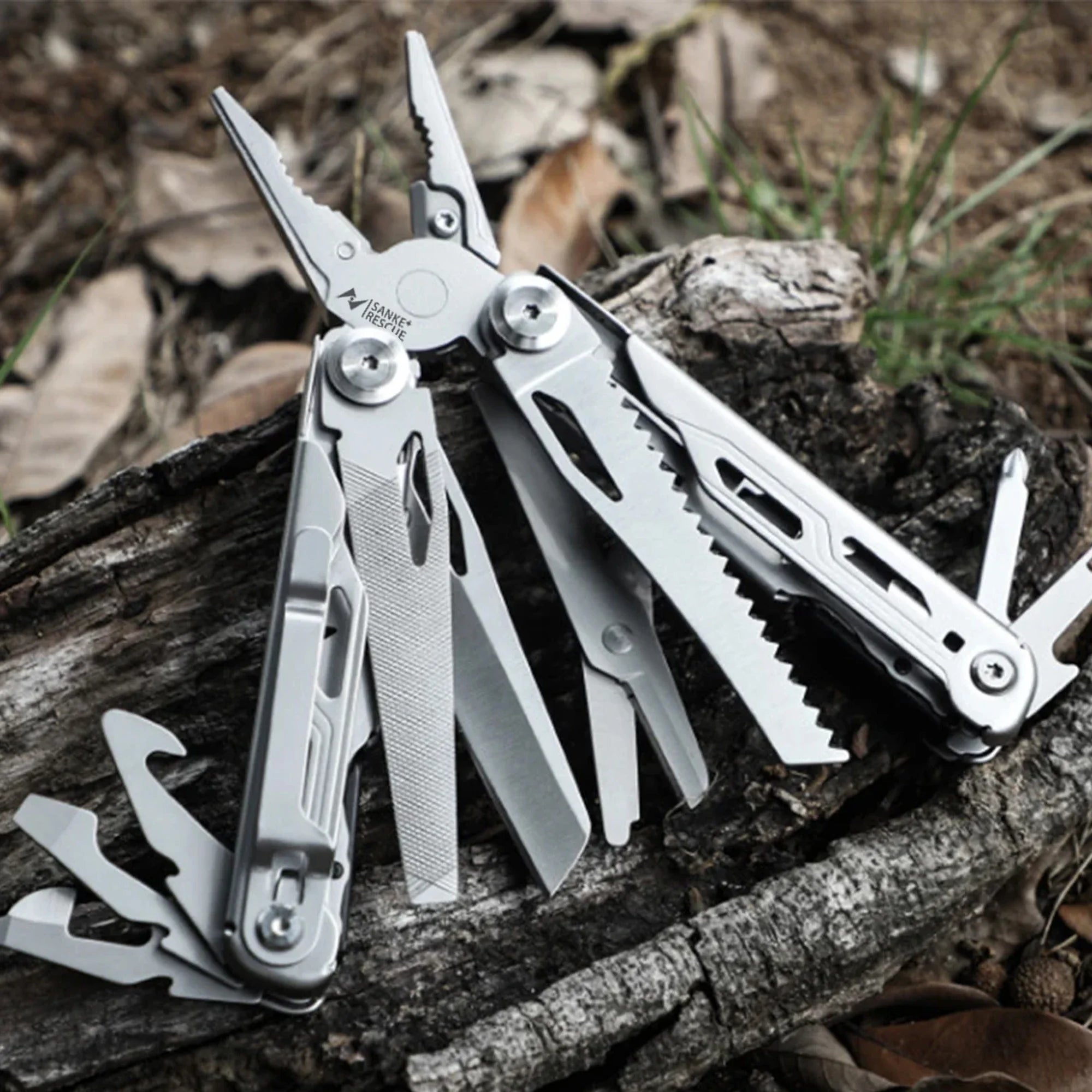 30-in-1 Multifunctional Multi Hand Tool - Portable Folding Pliers with Cable Wire Cutter and Knife