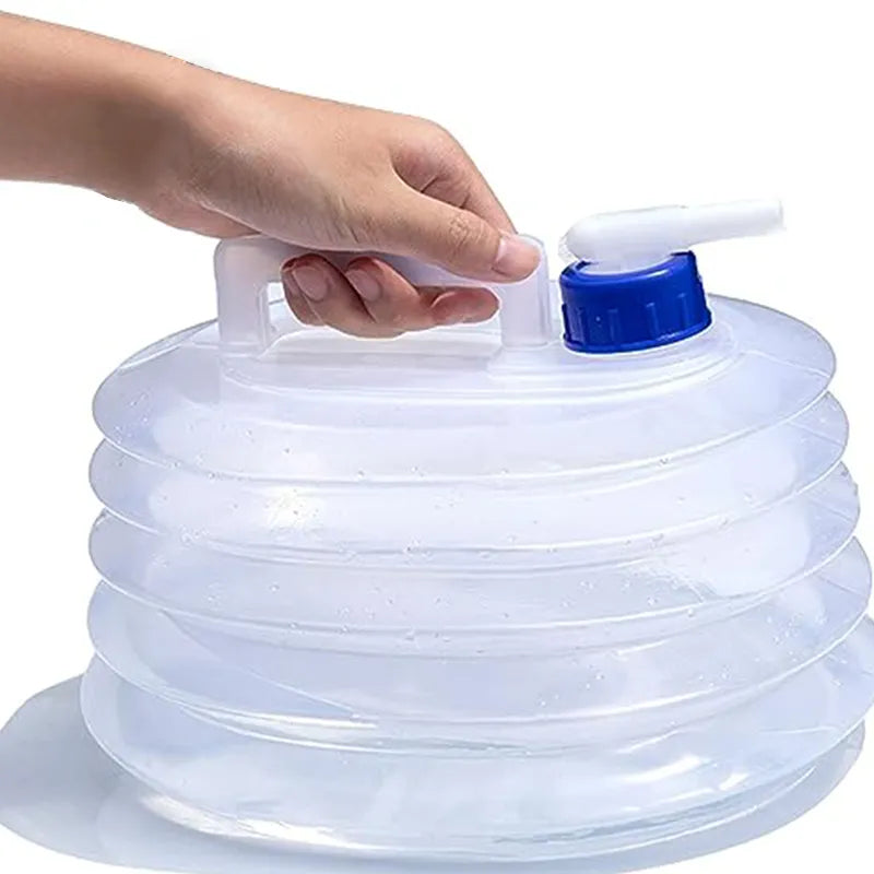 Portable Collapsible Water Storage Bucket: Versatile Outdoor Emergency Solution