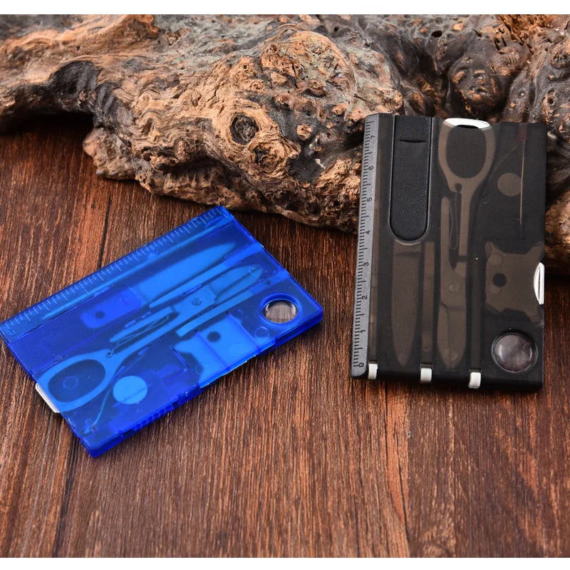 10-In-1 Pocket Credit Card Portable Multi-Tool for Outdoor Survival