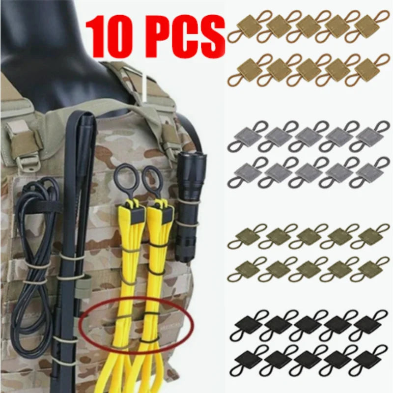 Outdoor Tactical MOLLE Elastic Strap - Secure Your Essentials on the Go