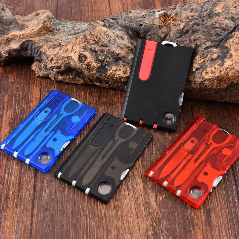 10-In-1 Pocket Credit Card Portable Multi-Tool for Outdoor Survival