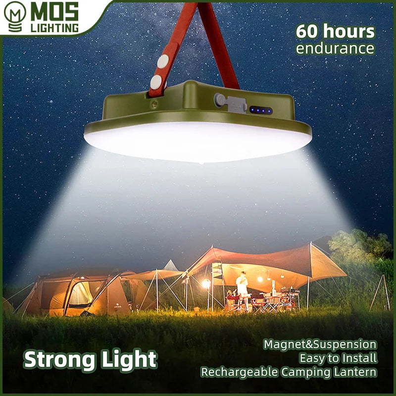 Rechargeable Portable Camping Lantern: Versatile LED Lighting for Outdoor Adventures