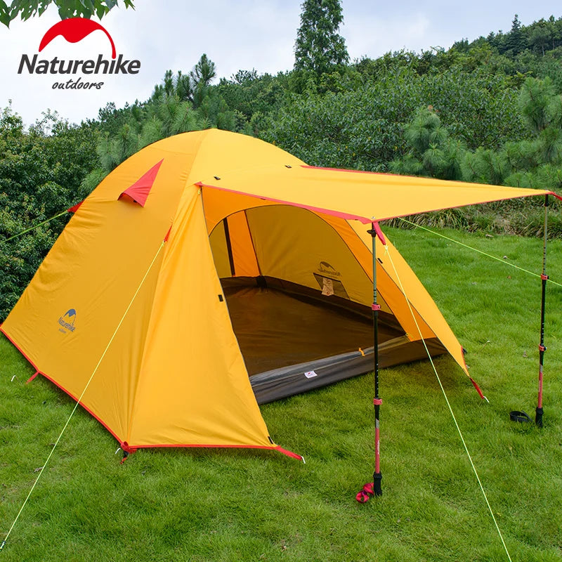 NatureHike 3-4 Person Double Layer Camping Tent