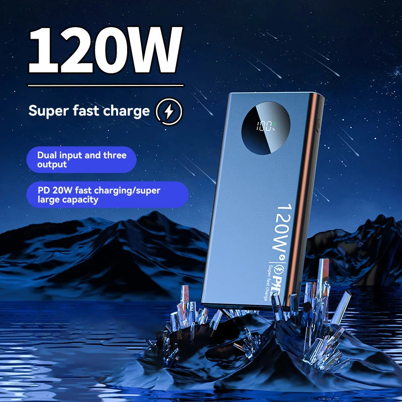 120W Super Fast Charging 50000 mAh Power Bank