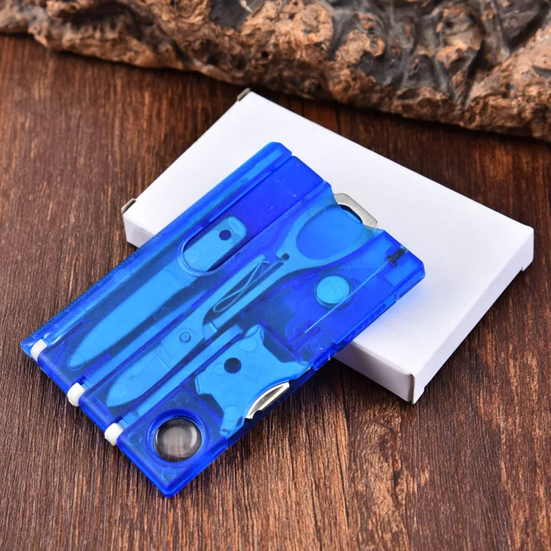 10-In-1 Pocket Credit Card Portable Multi-Tool for Outdoor Survival