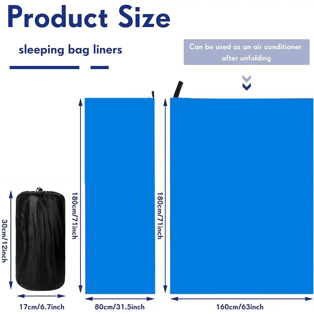 Sleeping Bag - Ultra-light Polar Travel Sheets for Adults, Ideal for Outdoor Camping