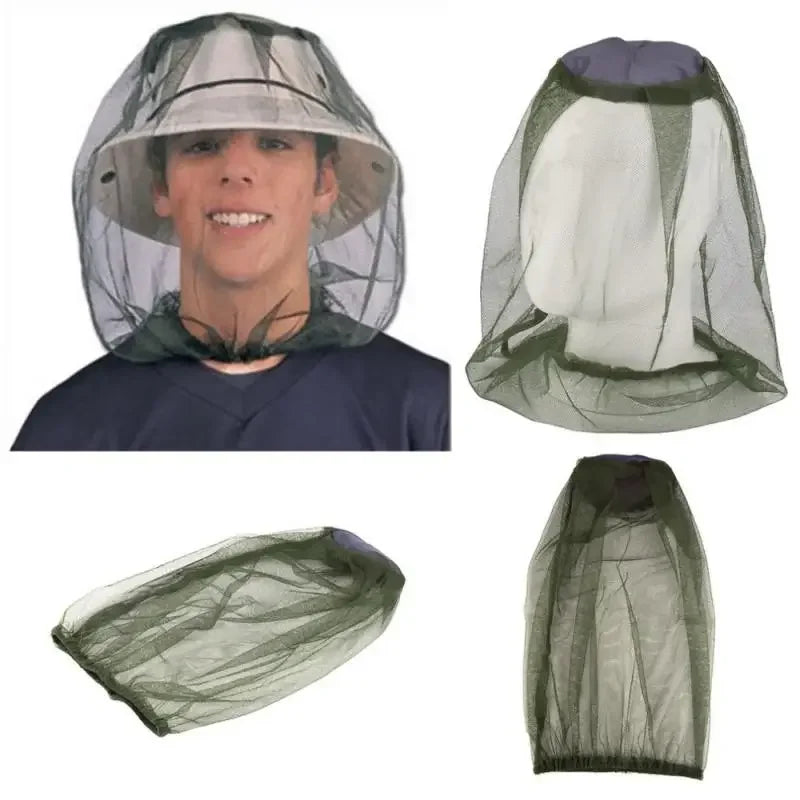 Outdoor Travel Camping Mosquito Net Hat - Insect, Bug, and Bee Protection