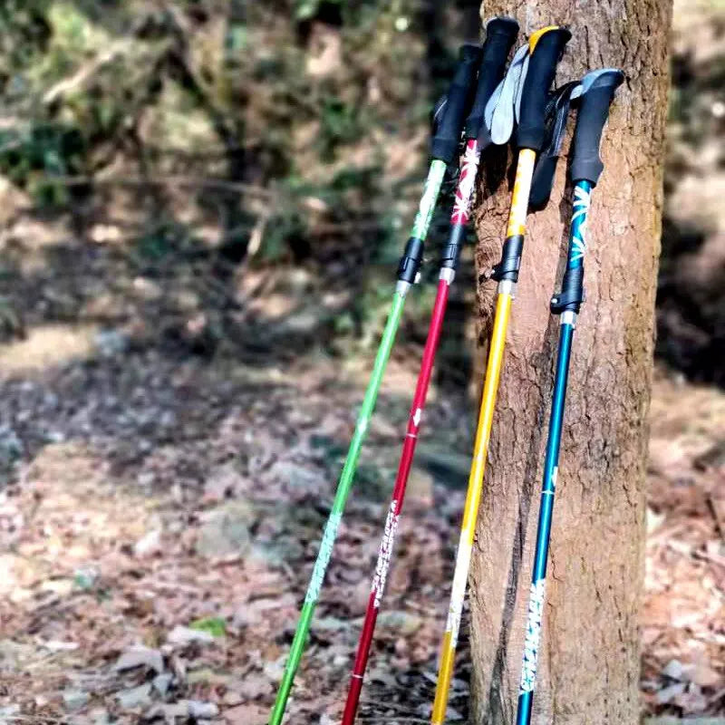 Adjustable 5-Section Trekking Pole: Enhance Stability and Comfort on Every Terrain