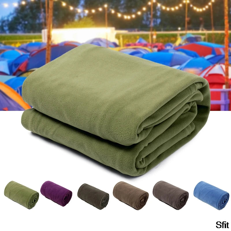 Portable Ultra-light Polar Fleece Sleeping Bag - Warm Sleeping Bag Liner for Camping, Travel, and Outdoor Activities