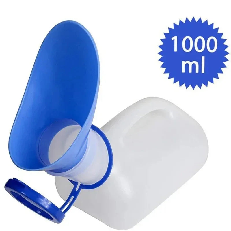 1000 ML Portable Mobile Toilet Urinal for Travel, Camping, and Outdoor Use