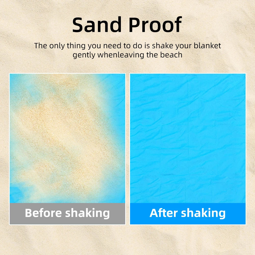 Extra Large Waterproof Beach Mat: Your Portable and Sand-Free Outdoor Companion