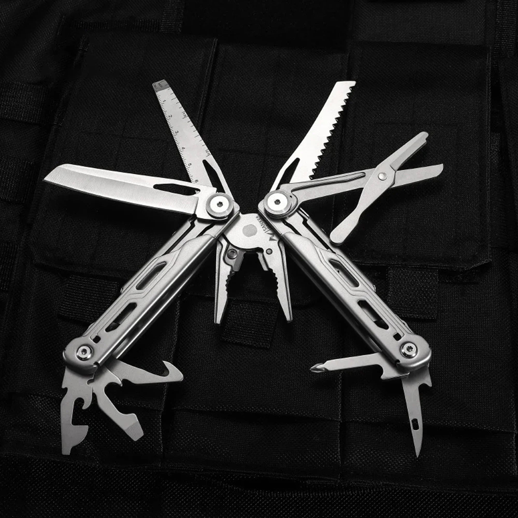 30-in-1 Multifunctional Multi Hand Tool - Portable Folding Pliers with Cable Wire Cutter and Knife