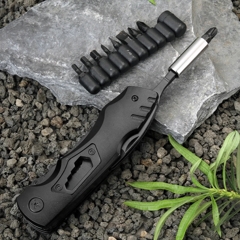 Portable Folding Multi-Purpose Mini Pliers - Combination Knife and Wire Cutter for Outdoor Emergency and EDC