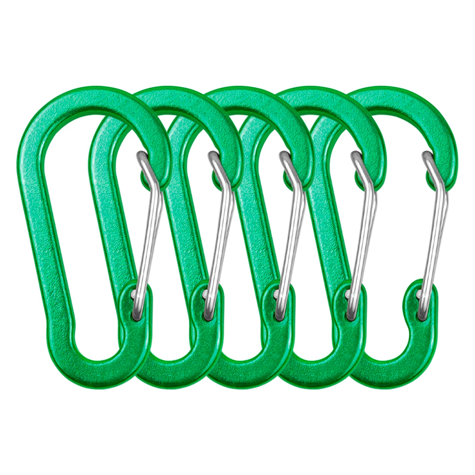 5/10pcs Mini Aluminum Alloy Carabiner Clips - D Rings Keychain Clips for Outdoor Camping, Hiking, Fishing, Backpacking