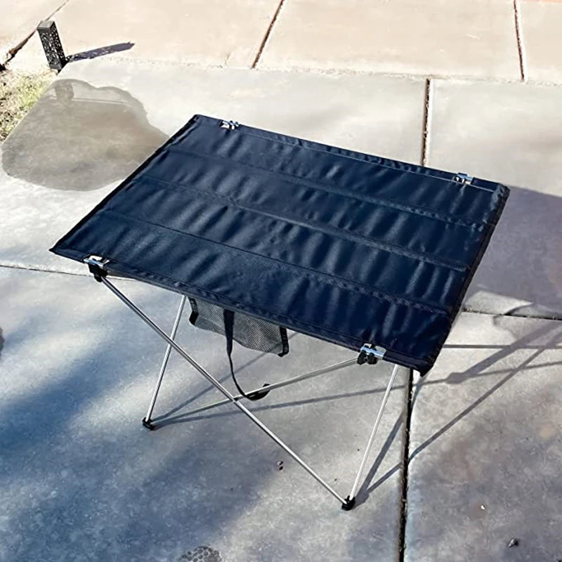 Ultralight Portable Folding Camping Table - Compact Roll Up Table with Carrying Bag for Outdoor Camping, Hiking, and Picnics