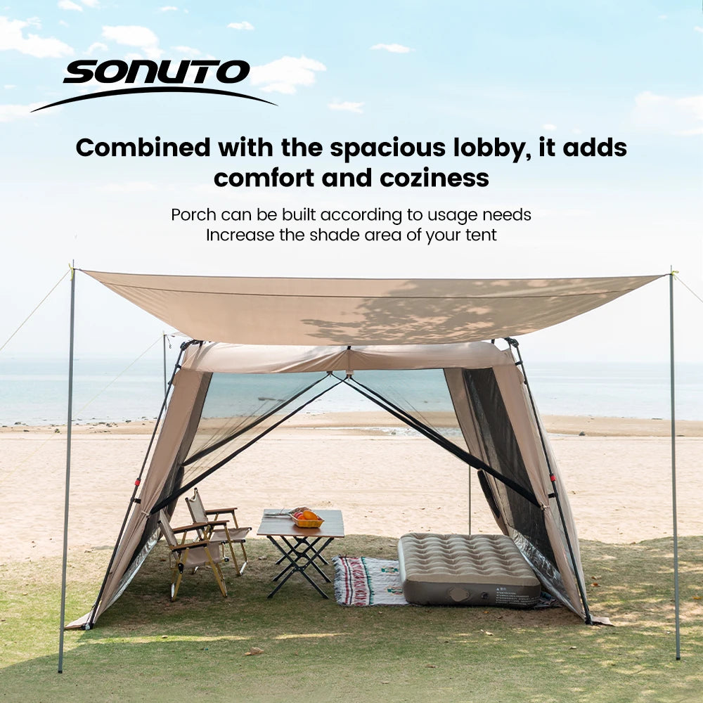 Versatile Shade Solution: Sonuto Automatic Canopy Tent